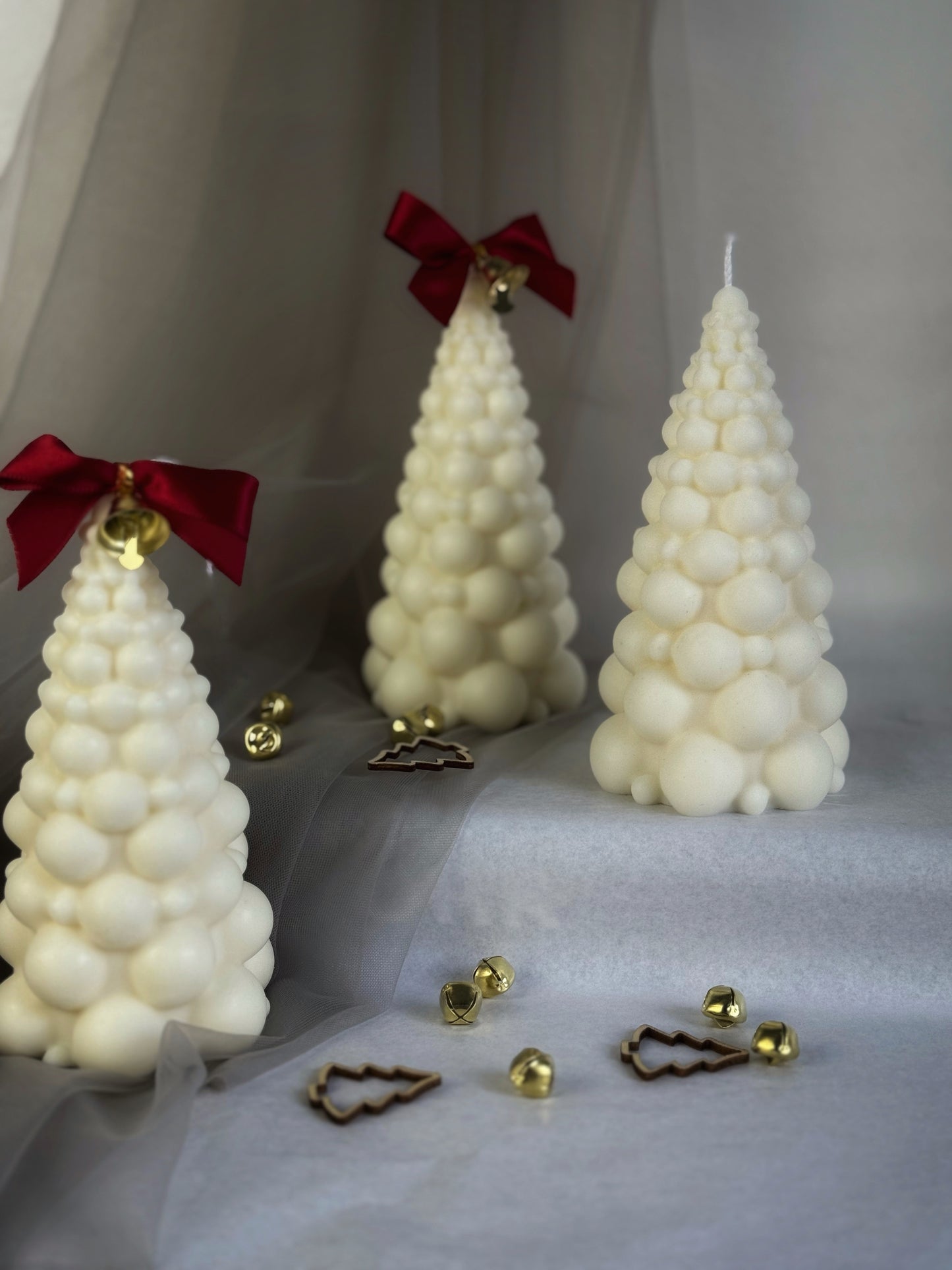 Bubble Christmas Tree Candle