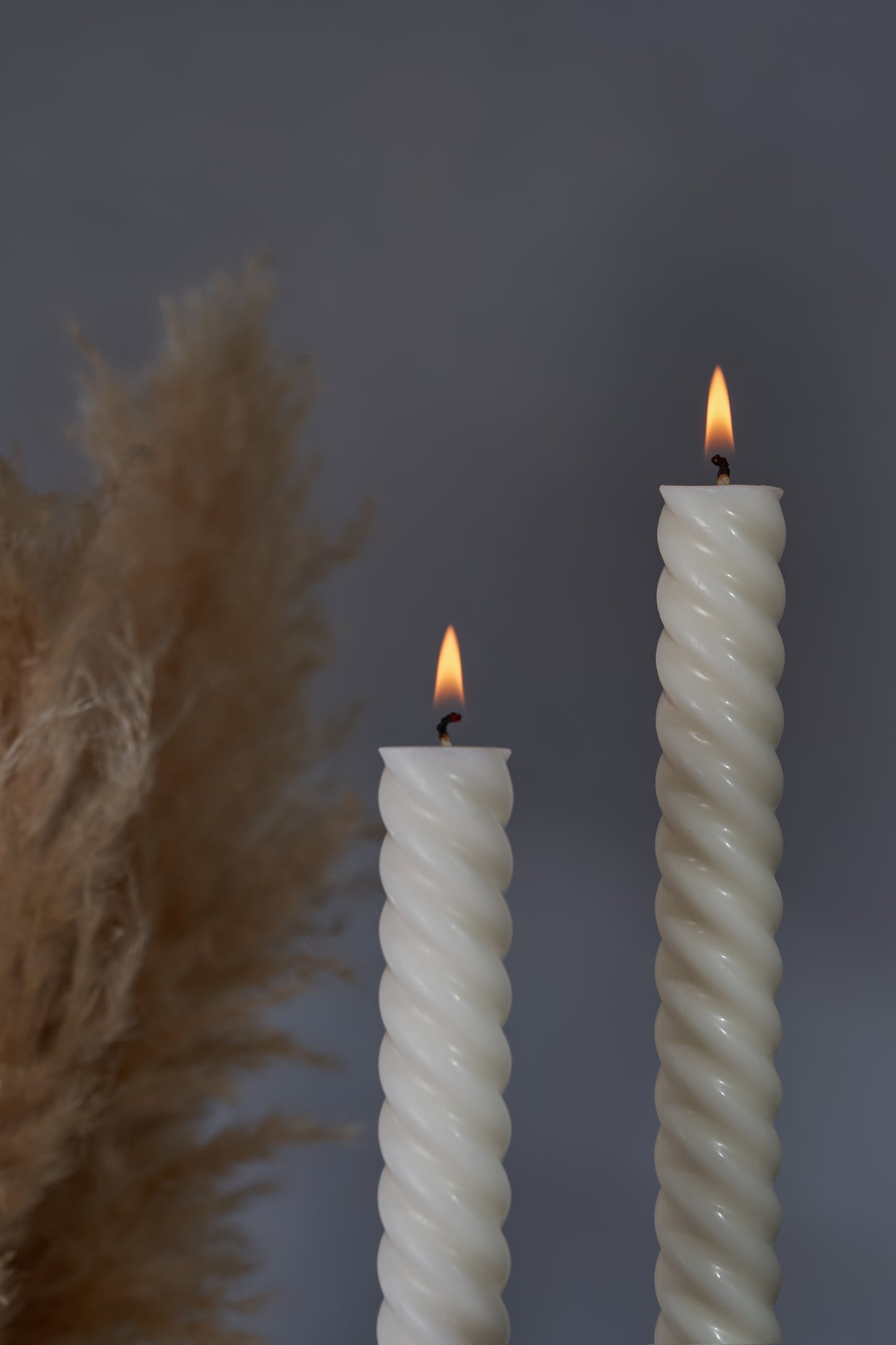 Spiral table candles